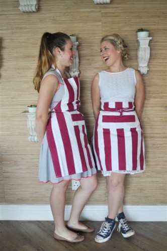 Kate and Rebecca Lund in their new restaurant venue at The Ballito House Boutique Hotel