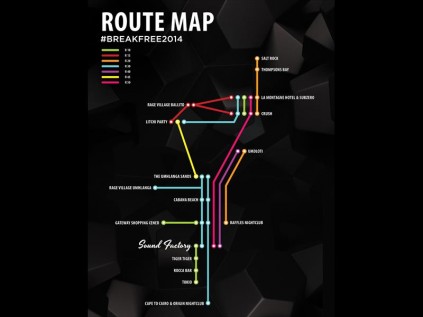 Transport map for Rage this year.