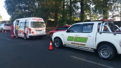 The scene of the accident. Photo: IPSS Medical Rescue
