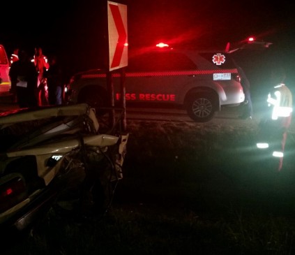 The left hand lane of the N2 was temporarily closed off. Photo: IPSS Medical Rescue