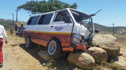 The driver lost control of the taxi. Photo: IPSS Medical Rescue
