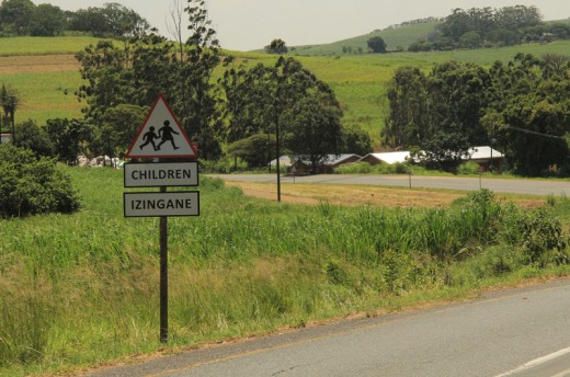 Diesel tankers supplying hundreds of tonnes of diesel a day to the plant will travel past local schools en route to the power plant. Here is a warning sign at Etete primary school warning motorists of children crossing the road. There is a pedestrian crossing between the school and a shop on the other side of the road.