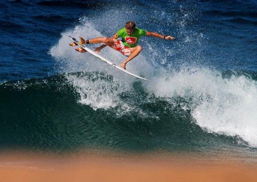 Beyrick de Vries of Umhlanga will be the favorite in the open division going into the Quiksilver Get Free Series 2015. Photo: Luke Patterson.