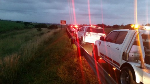 The accident scene near the Umvoti toll plaza. Photo: IPSS Medical Rescue