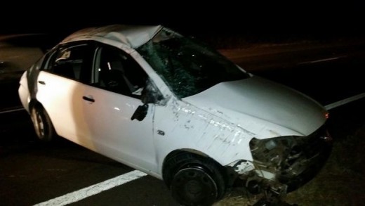 The driver allegedly rear ended a truck. Photo: IPSS Medical Rescue