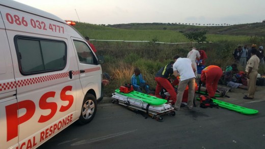 Injuries ranged from moderate to critical. Photo: IPSS Medical Rescue