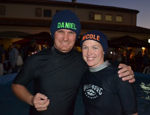 Daniel van Wyngaardt and Nicole Westoby after the competition.