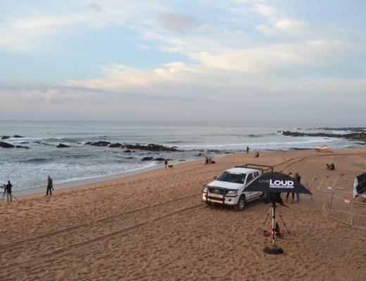 The surf action was moved to the bay at Willard Beach for some better waves.