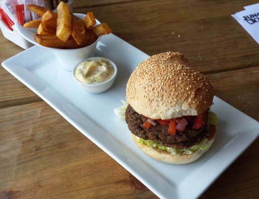 The Haggis burger.