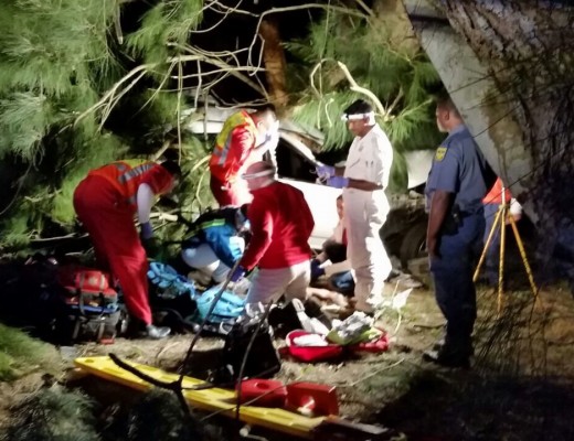 Four died in the accident. Photo: IPSS Medical Rescue