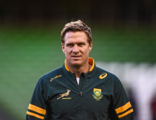 Springbok captain, Jean de Villiers. Photo: © Stephen McCarthy / Corbis