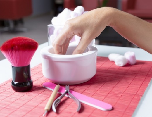 Soak your nails for a few minutes before you start painting. 