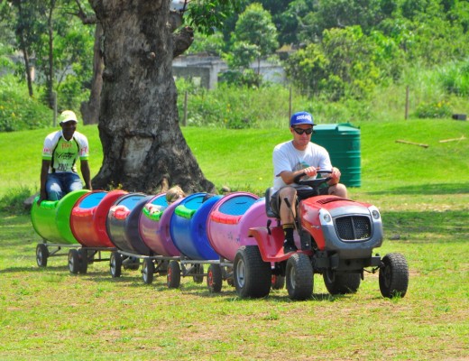 Take a ride on the choo-choo train at Sugar Rush.