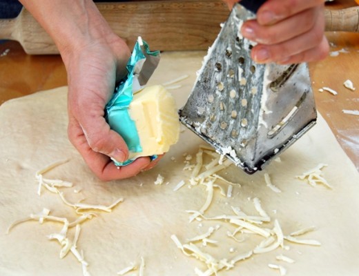 Grating will prevent your from destroying your bread and breaking your knife while trying to spread that hard butter. 