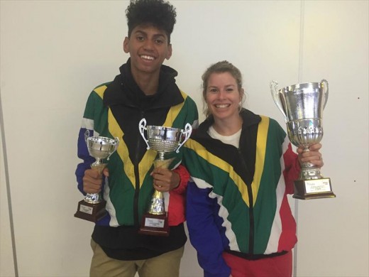 Jed Bullock and Julie Robert are thrilled with their succes.