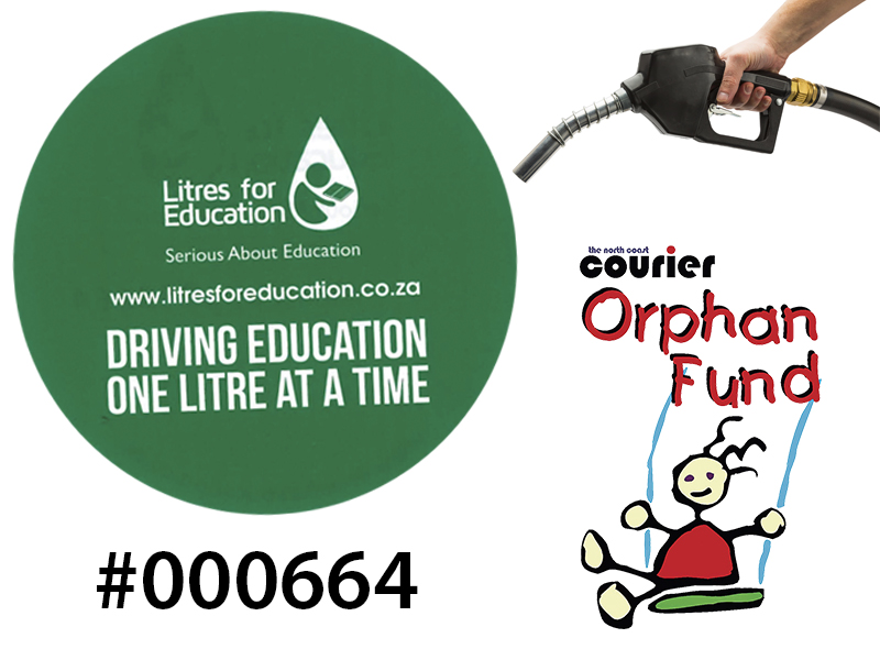 Litres for Education sticker.