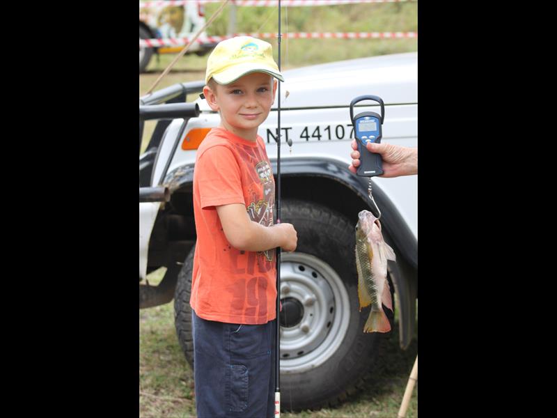Grade one Trinityhouse Palm Lakes pupil, Cooper Pears with his prized fish, caught at Horseshoe Dam in Palm Lakes Family Estate, Tinley Manor.