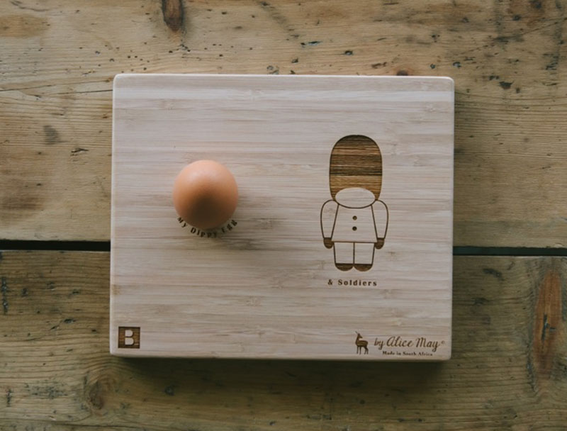 Be it for breakfast, lunch, dinner or a snack in between, the dippy egg board is perfect for any boiled egg lover.