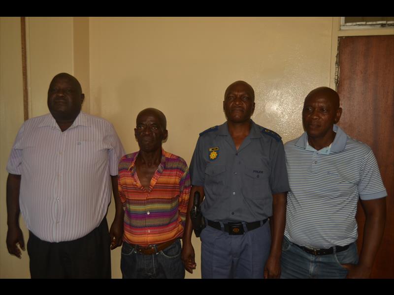 KwaDukuza CPF co-ordinator Nkosinathi Mbonambi, CPF chairperson Sipho Hlatshwayo, KwaDukuza SAPS acting station commander Mdumseni Nene and KwaDukuza SAPS spokesperson Johaness Khoza.