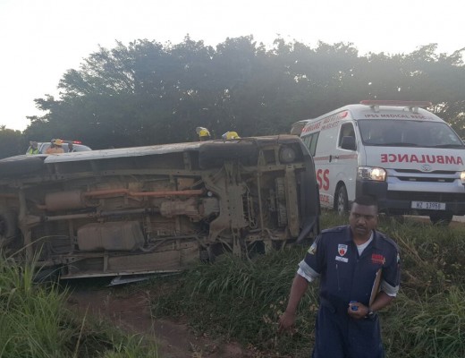 The taxi lost control near the N2 Umhlali off-ramp.