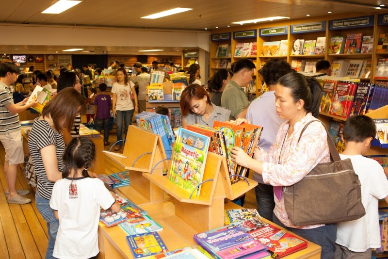 Bangkok, Thailand :: Local visitors browse through the book fair.