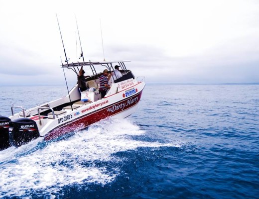 Go for an adrenaline rush out at sea on Big Dirty Harry. Photo: Dirty Harry Fishing Charters