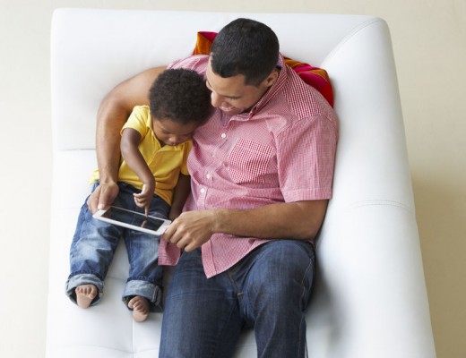 Sharing the latest technology with you is important to entrepreneur dad.