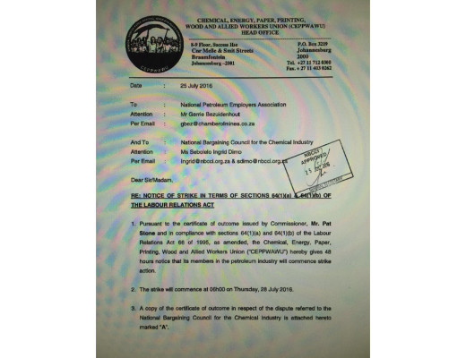 Fuel strike (Medium)