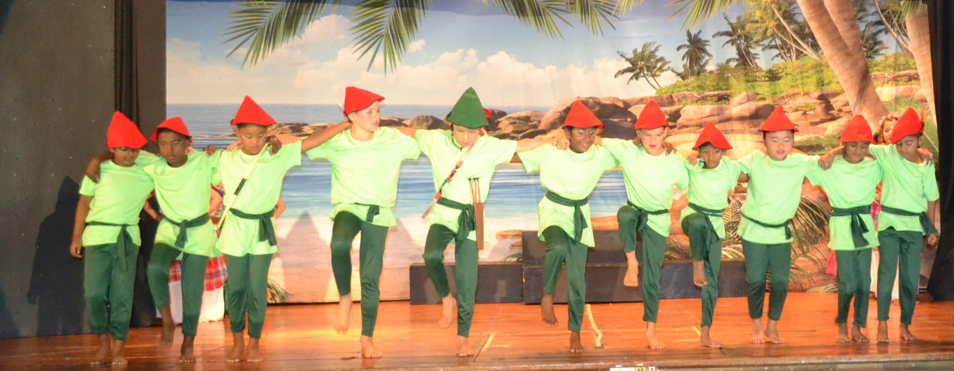 Robin Hood and his band of merry men put on a dance for Pan and his friends during Darnall Primary's concert last week.