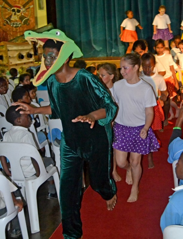 'Tick-Tock' the crocodile on the hunt for Captain Hook.