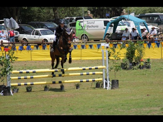Kiara Mattioda and her horse, Northern Tribe, were the winners in the 90's class.