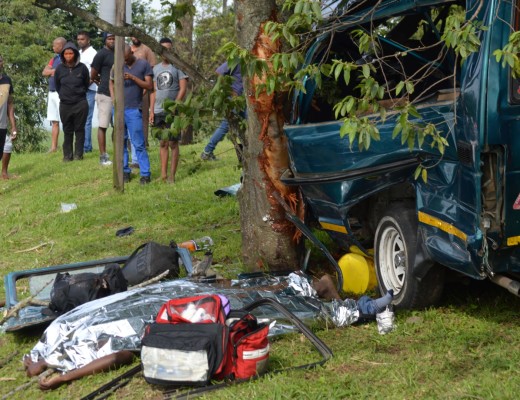 Two people were killed and ten injured in a taxi crash this morning.