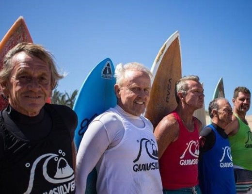 The Legends division finalists at the 2015 Off The Lip Movember Surf Jam.   Photo by Nick Ferreira. 