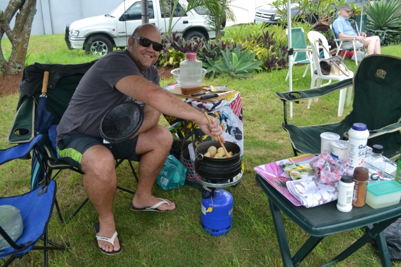 Steven McGlynn said he had to google how to make a potjie - and came up with this chicken and biltong masterpiece.