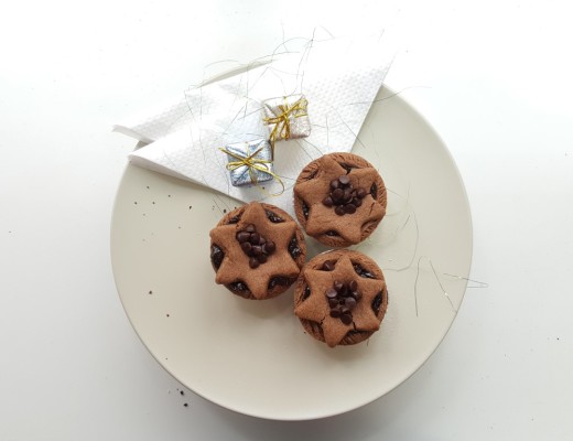 The lovingly created chocolate mince pies were a hit in the office. 