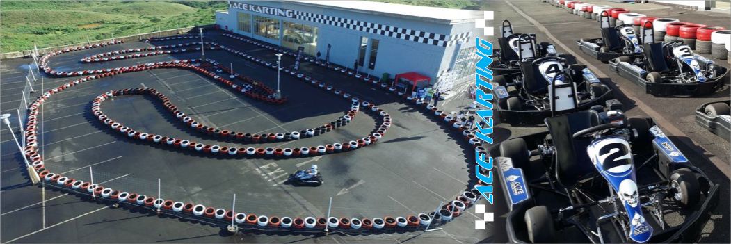 Feel the rush on the Ace Karting course.