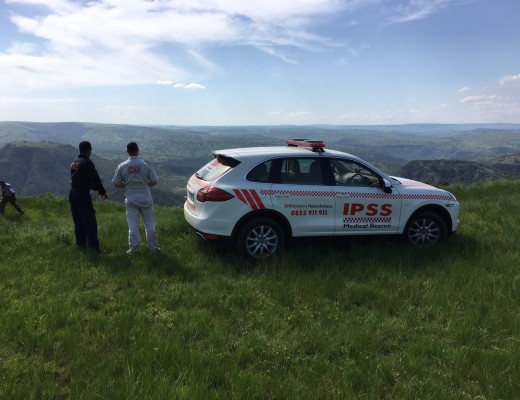 IPSS Medical Rescue assisted the police in retrieving the man's body that was below a 30 metre cliff. Photo: IPSS Medical Rescue.
