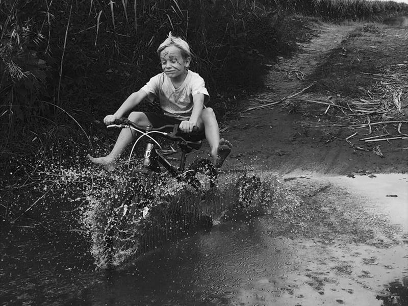 In second place Alison Pearson with her photo, "Puddle power." This was taken in Ballito sugar cane fields last year on a fun ride with her son, Ethan, who is always up for a thrill.