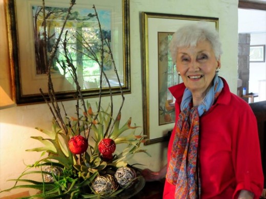 By 1969 Rosemary had become one of the province's leading flower arrangers.