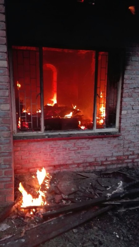 The fire is thought to have started in a bedroom. Photo: IPSS Medical Rescue