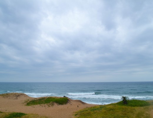 The rolling dunes at Casuarina Beach.