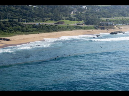 ABOVE: Westbrook Beach is a favourite hangout for locals.