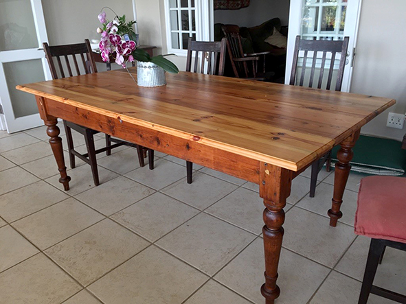 Mission accomplished - a 120-year-old table that looks like new!