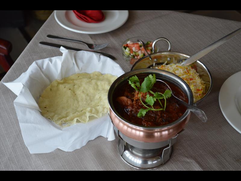 Impulse's fragrant prawn curry.