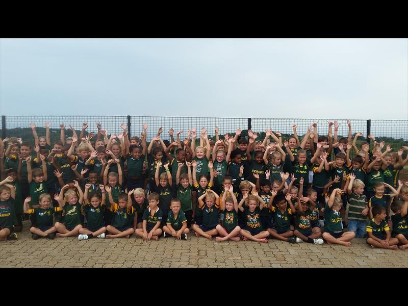Wearing the green and gold for Joost, Curro Mount Richmore decided to wear their Springbok colours on Tuesday in tribute to late Springbok player Joost van der Westhuizen.