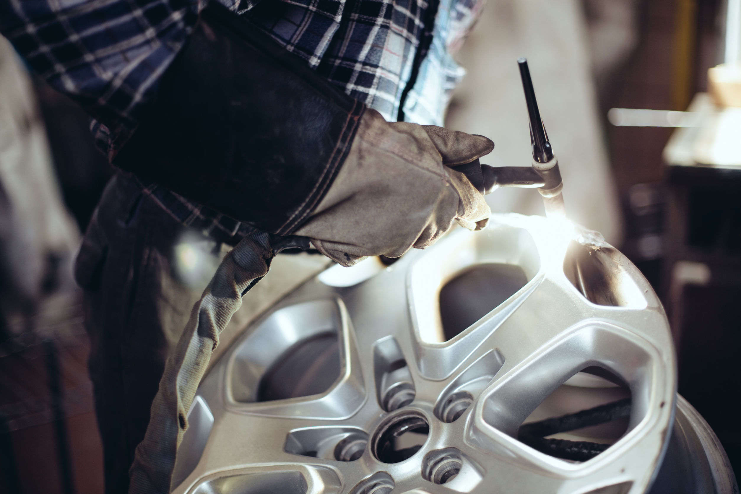 Welding, rim repairs