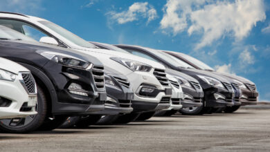 Cars For Sale Stock Lot Row