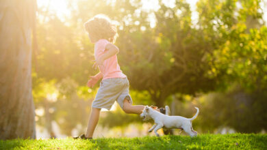 Five ideas for keeping your children active