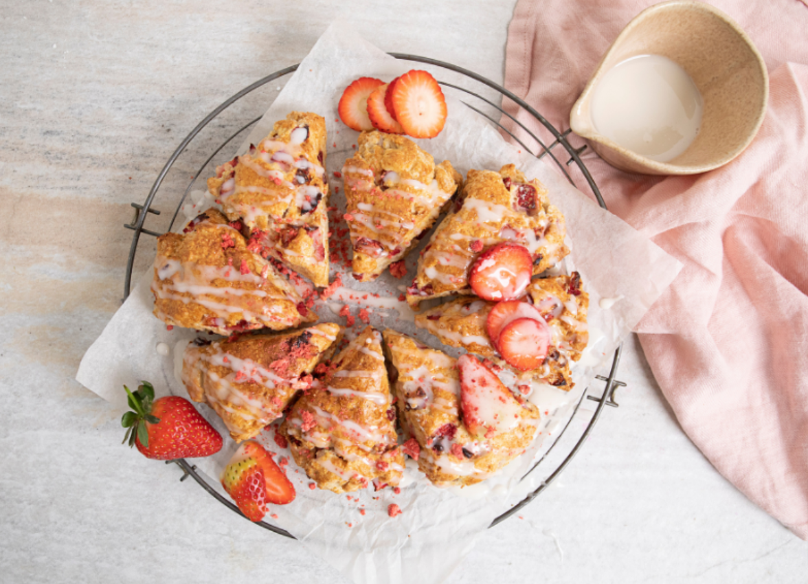 Indulge in sweet strawberry vanilla scones North Coast Courier