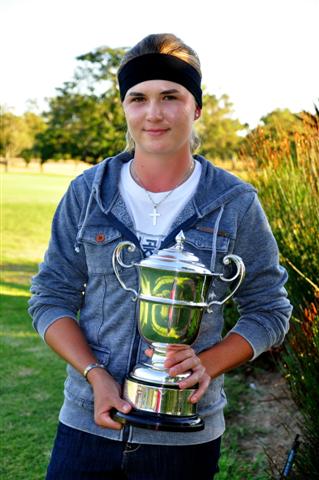 The new Eastern Province Stroke Play champion, Magda Kruger from Pretoria. Photo: Pam Neubert.